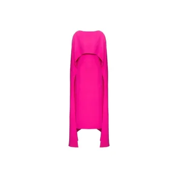 Valentino Long-Sleeved Dresses Women's Rose Red