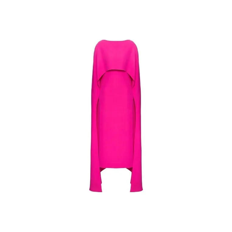 Valentino Long-Sleeved Dresses Women's Rose Red-0