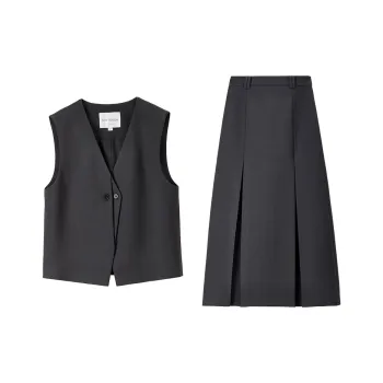 SENTUBILA Casual Suits Women's Dark Gray