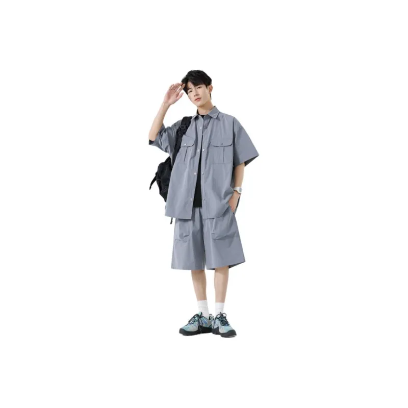 Anyveiw Shirt Matching Set Unisex-22