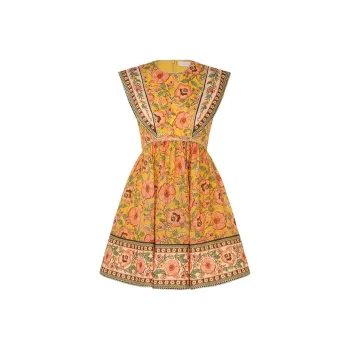 Zimmermann SS24 Sleeveless Dress Women's Yellow