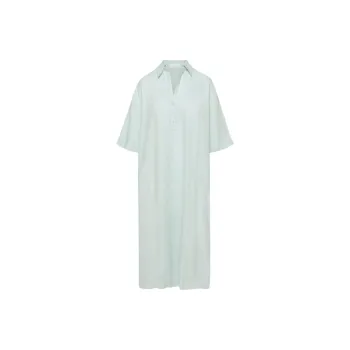 ARITZIA Little Moon Monaco Linen Dress Long-Sleeved Dresses Women's Iced Blue/Ice Blue