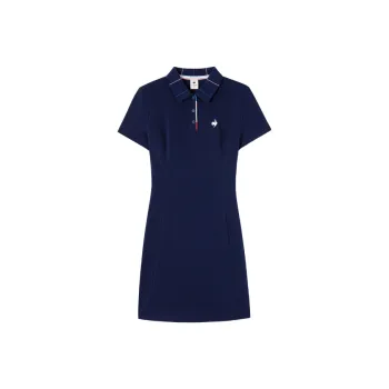 Le Coq Sportif Short Sleeved Dresses Women's Marine Blue