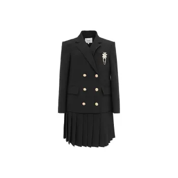 LOFT SHINE Long-Sleeved Dresses Women's Black