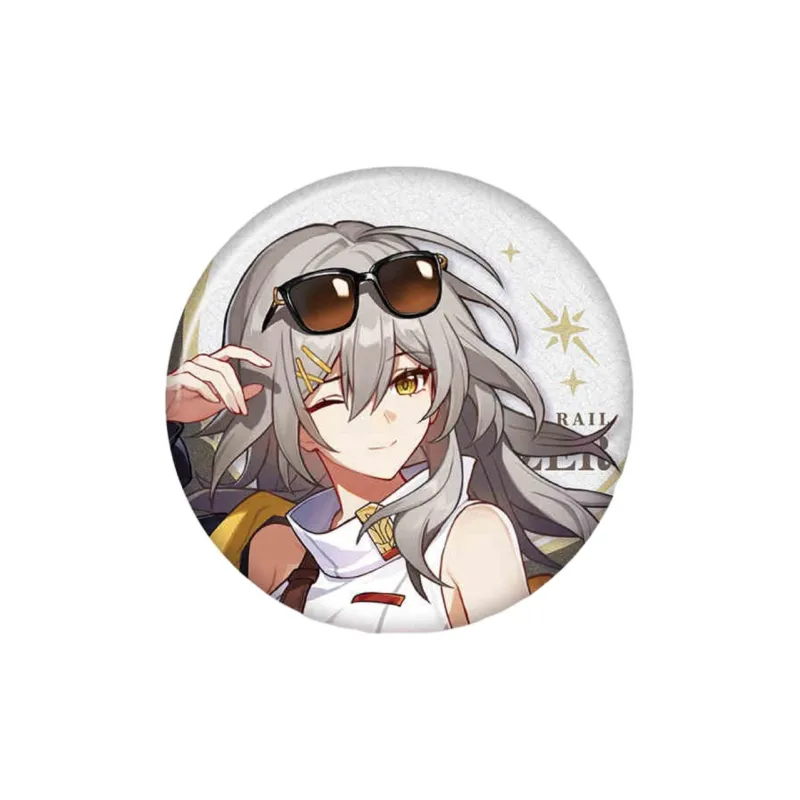 Crash Star Dome Railway x MIHOYO Dan Heng Drinking Moon, Jing Yuan Train Journey Collection Badges-2