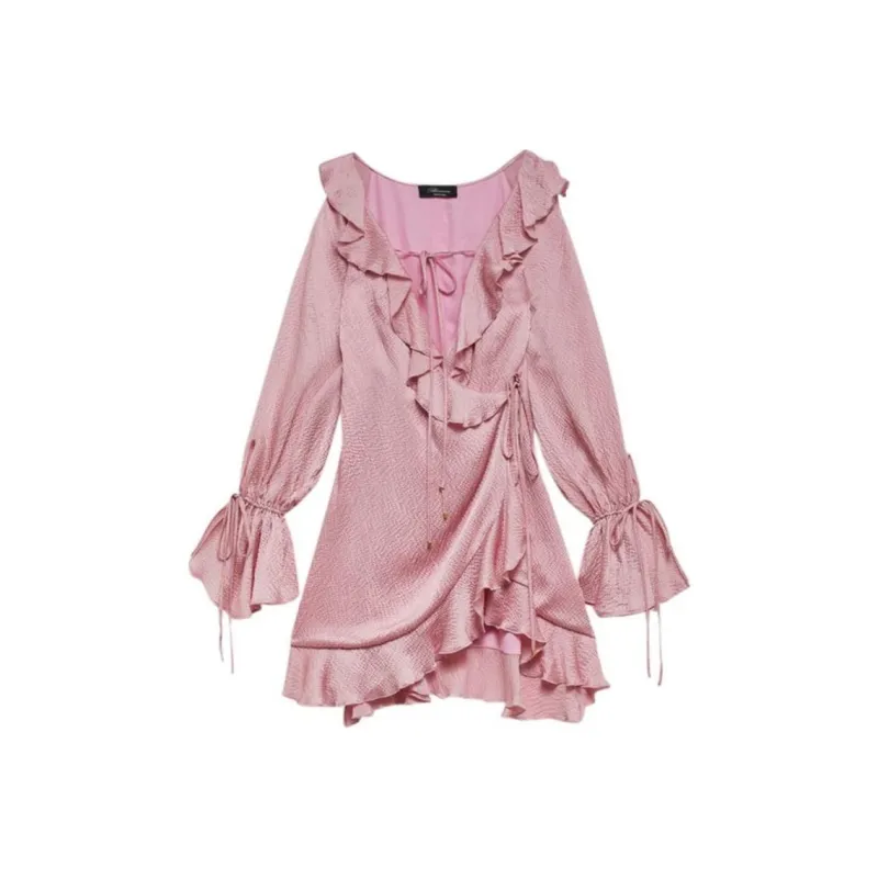 Blumarine Long-Sleeved Dresses Women's Pink-0