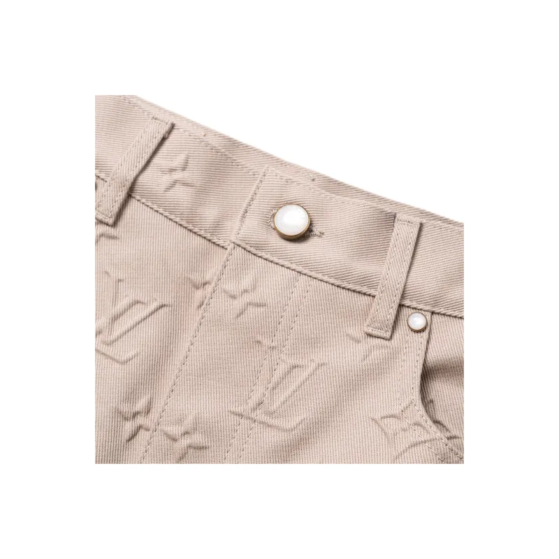 LOUIS VUITTON 1AHBLU Monogram Embossed Skate Pants-3