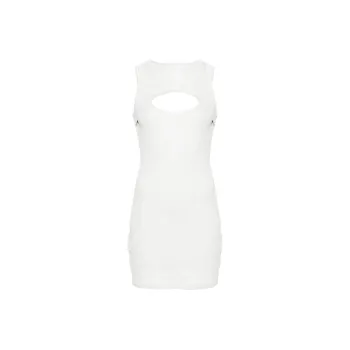 OFF WHITE Cut out Ribbed knit Dress