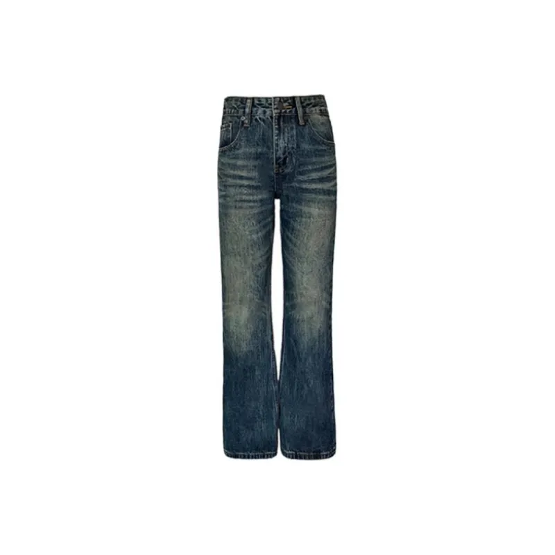 Kazakhstan Jeans Women's Vintage Blue-0