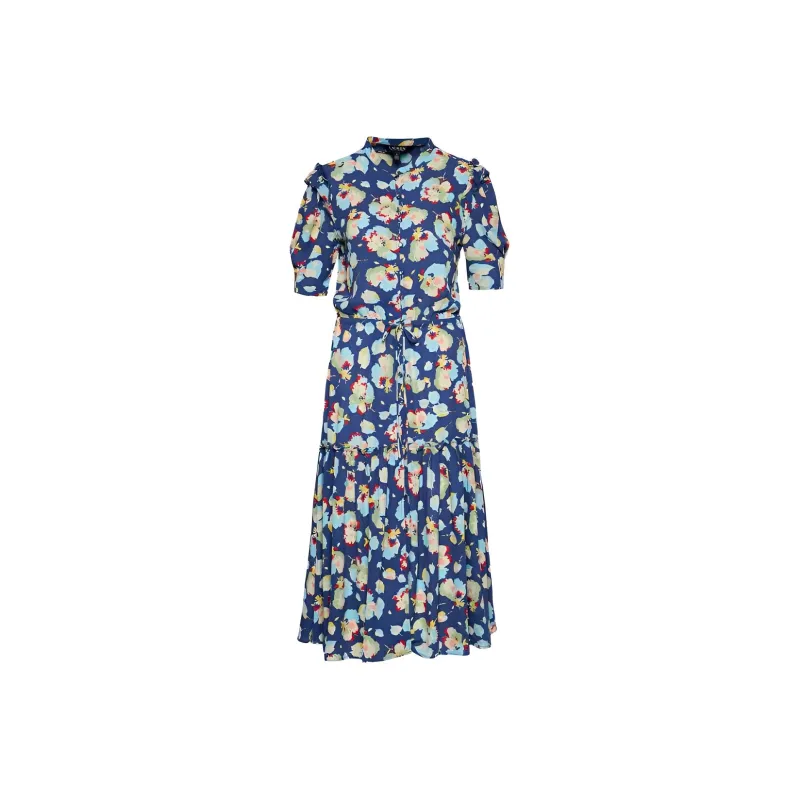 Polo Ralph Lauren Short Sleeved Dress Women's Blue-0