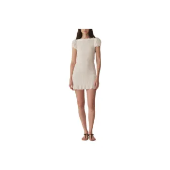 DOEN RIZZO DRESS Short Sleeved Dress Women's White