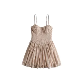 Hollister Slip Dresses Women's Light Brown