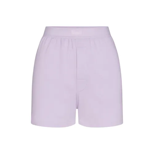 SKIMS BOYFRIEND LOOSE BOXER Casual Underwear Women's LILY/White Lily