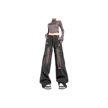 NHZN Jeans Women's Washed Black