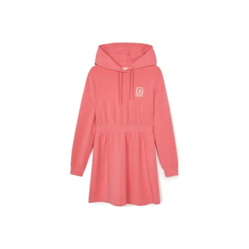 MLB Boston Red Sox Long-Sleeved Dresses Women's Pink