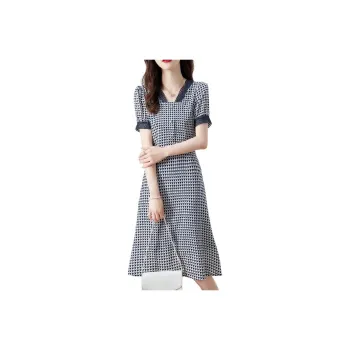 XWI Short Sleeved Dress Women's Navy Blue