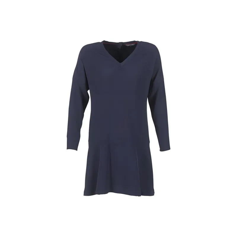 Tommy Hilfiger Long Sleeved Dress Women's Marine Blue-0