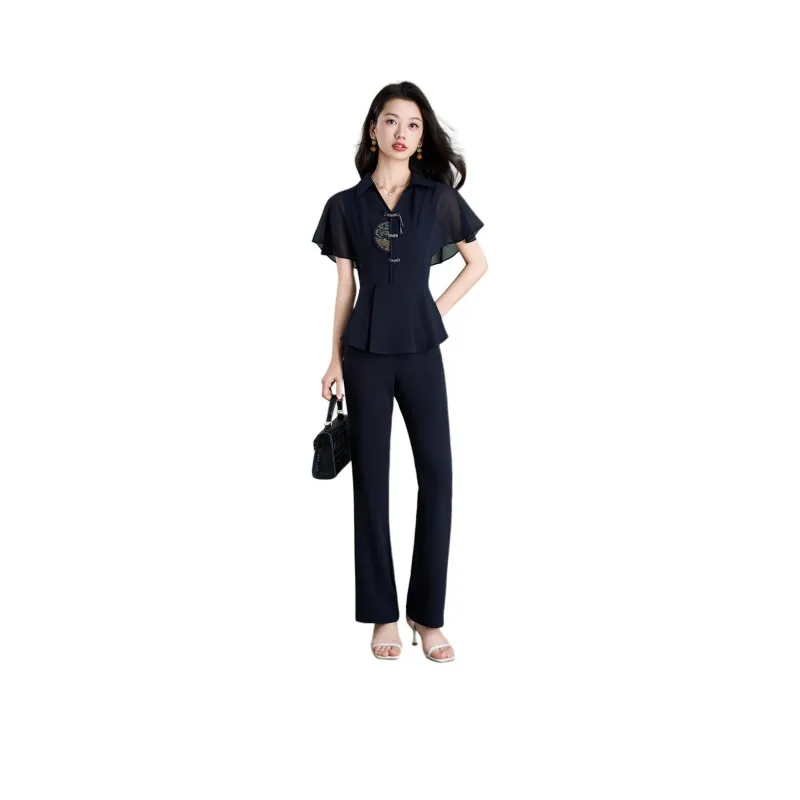 Mylan Casual Suit Women's Dark Blue-0
