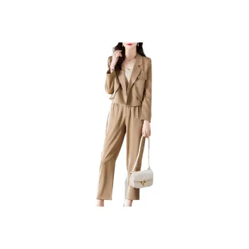 TERRE BLEUE Business Suits Women's Khaki