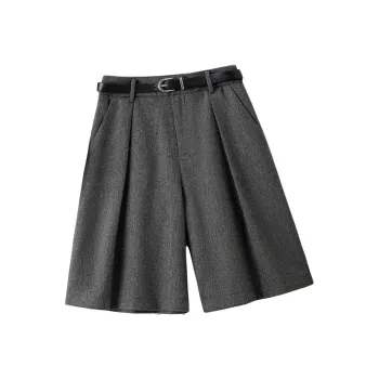 IHIMI Casual Shorts Women's Dark Gray
