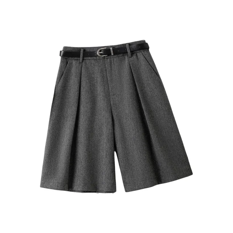 IHIMI Casual Shorts Women's Dark Gray-0