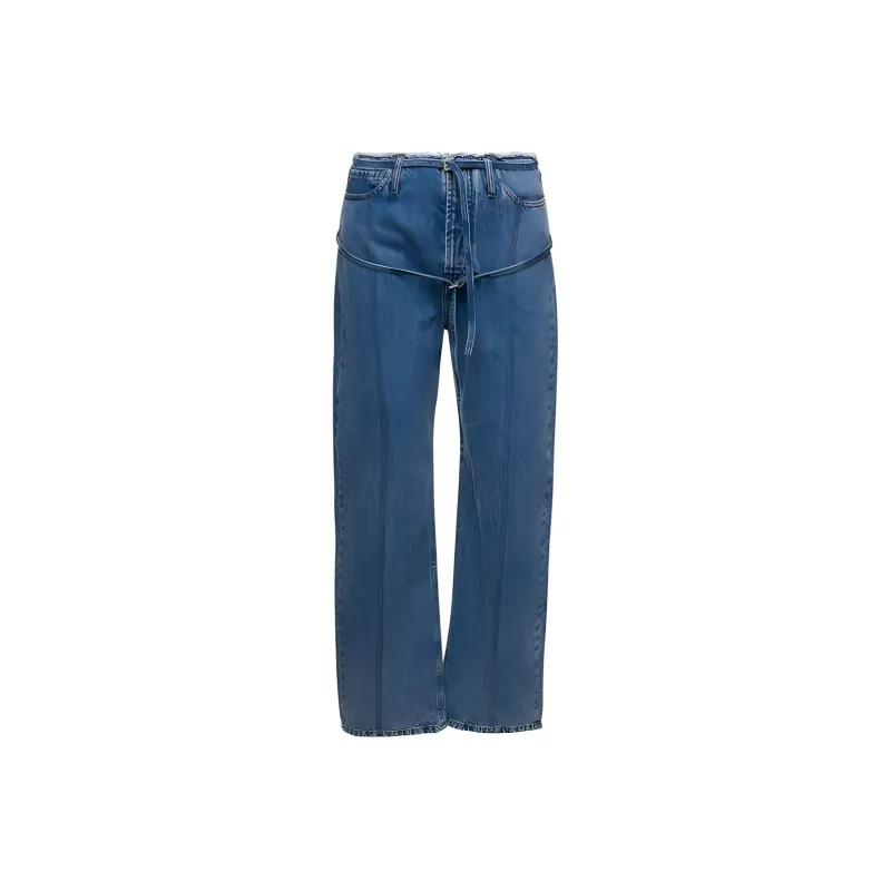 Jacquemus Le De Nimes Caraco Jean 'Light Blue/Tabac'-0