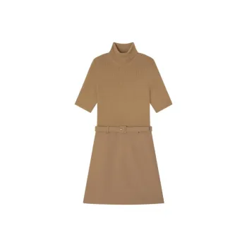 THEORY Long-Sleeved Dresses Women's Brown