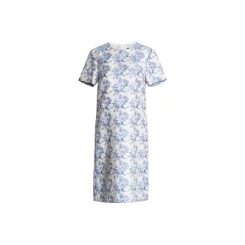 ROEYSHOUSE Short-Sleeved Dresses Women's Light Blue