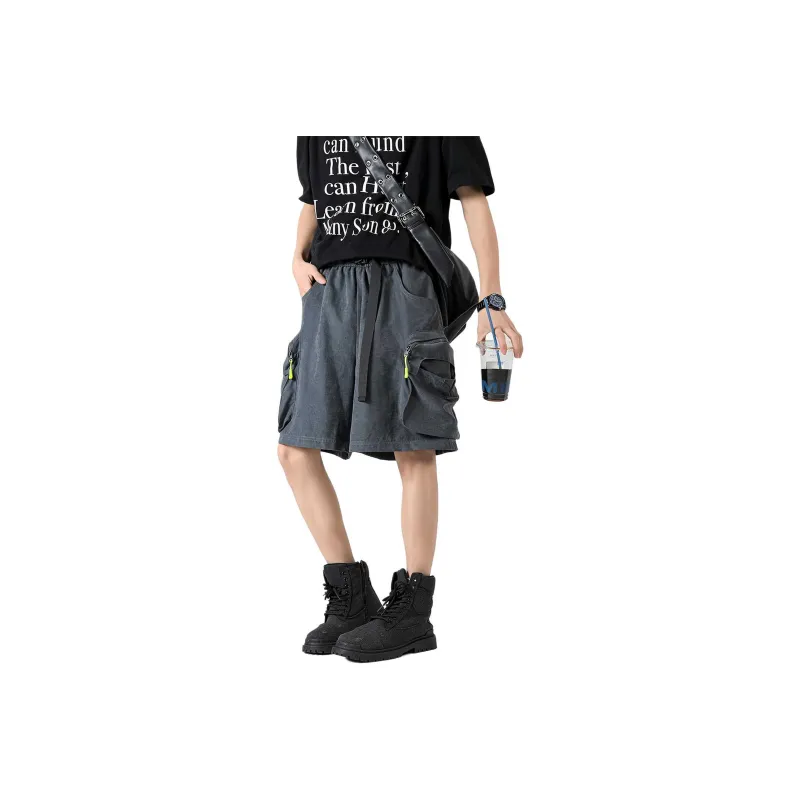 RASHOMONG Cargo Shorts Unisex-10
