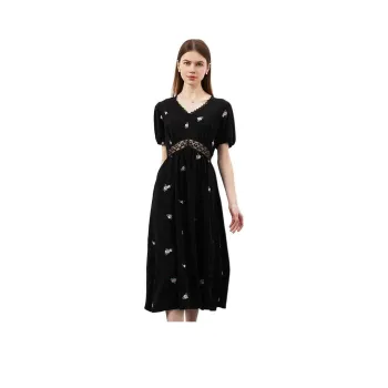 CHABER Short Sleeved Dresses Women's Black