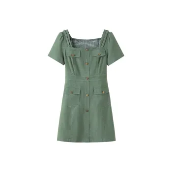PAIN OR PLEASURE Short Sleeved Dresses Women's