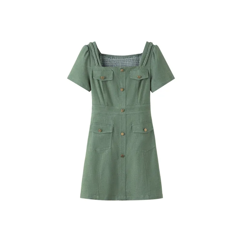 PAIN OR PLEASURE Short Sleeved Dresses Women's-0