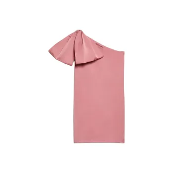 MaxMara Innocuo Collection Radzmir One Shoulder Dress Sleeveless Dress Women's Pink