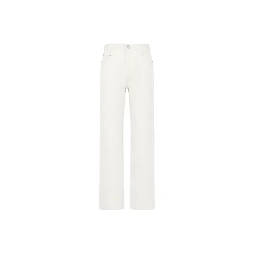 MEIYANG Jeans Women's White