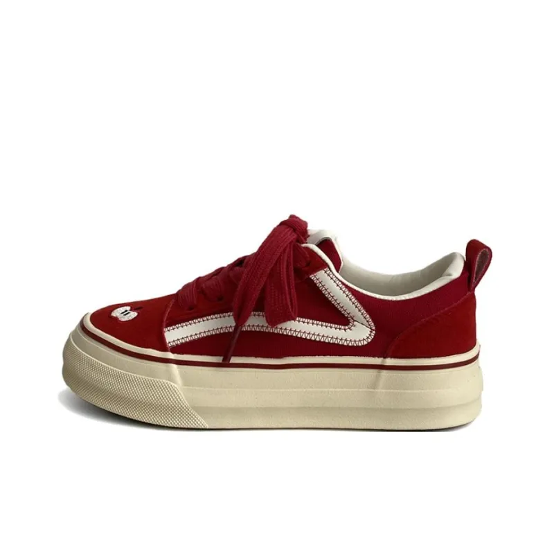 Than Than Me Slip Resistant Low Top Skateboard Shoes Women's-5