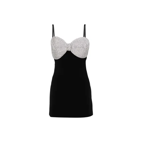 MACH & MACH Crystal embellished Mini Dress