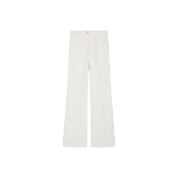 CELINE SS25 Cargo Pants Women's Ecru