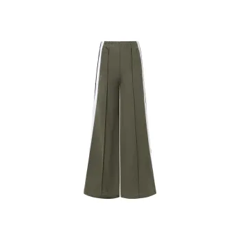 Adidas Originals ADICOLOR SS24 Knitted Fabric Retro Sports Pants Women's Green