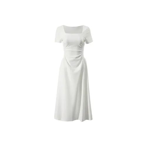 Local Gal Short Sleeved Dress Women's White