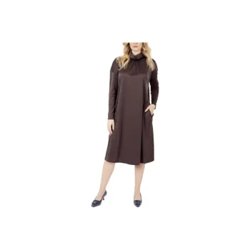 MaxMara Long Sleeved Dress Women's Brown