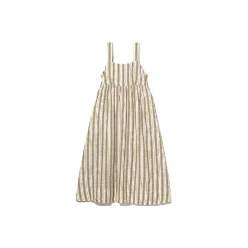 Beams Slip Dresses Women's Light Brown-0