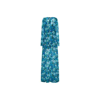 Rotate Long-Sleeved Dresses Women's Blue