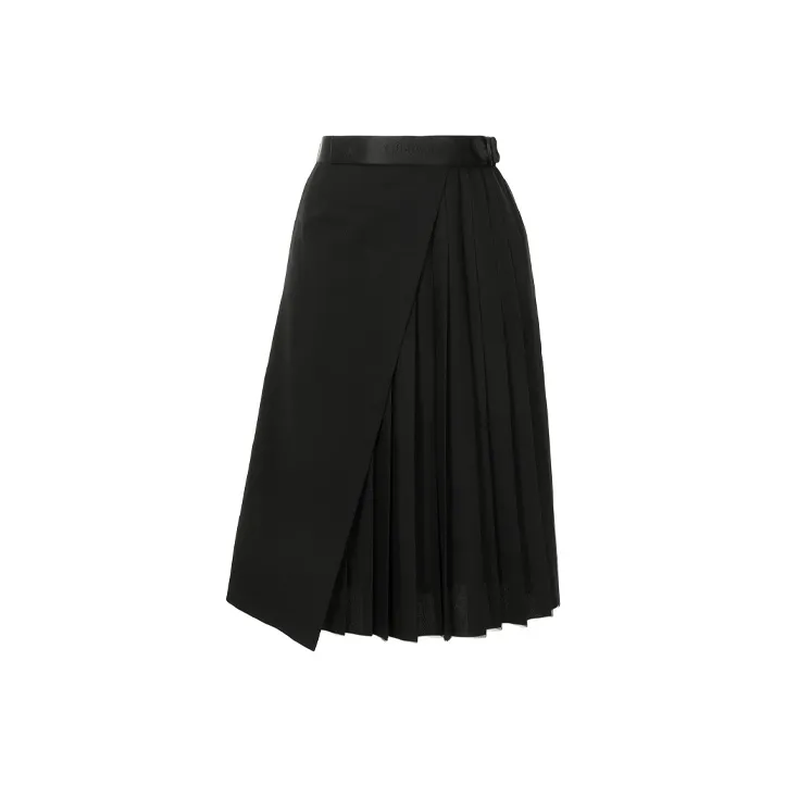 OFF WHITE FW20 Casual Long Skirts Women's Black-0