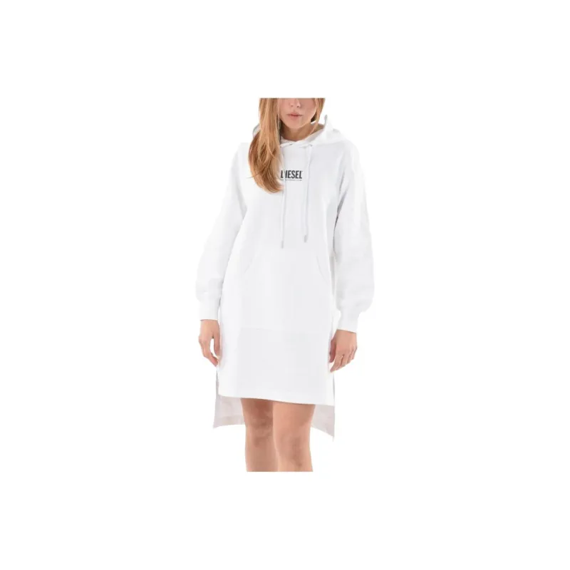 DIESEL Long-Sleeved Dresses Women's White-0