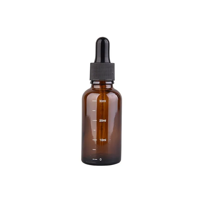 ZHENZI Glass Light Shielding Cosmetics Serum Sample Blending Dropper Filling Bottle-5