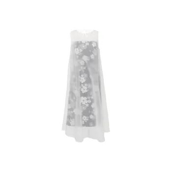 CatPunch Sleeveless Dress Women's Black White Multicolor