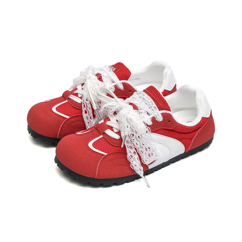 TUOPIN Anti Slip Wear Resistant Low Top Skateboard Shoes Women's-19