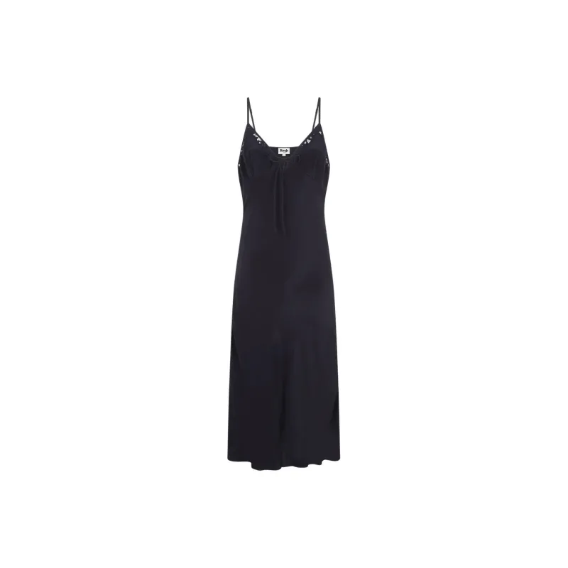 Rouje ROBINE DRESS Slip Dresses Women's Black-0
