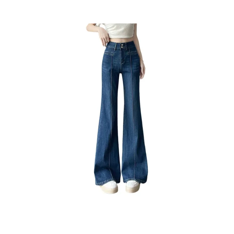 Mu Xiao Xin Jeans Women's Classic Blue-2