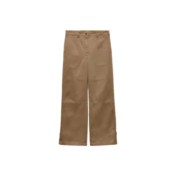 PRADA SS25 Casual Pants Women's Mud Gray